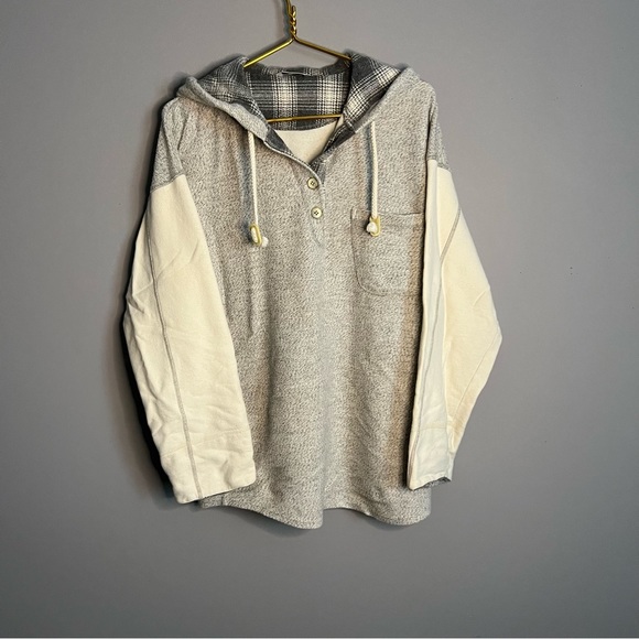 St Michael 1/4 button hooded sweater‎ - Picture 1 of 5